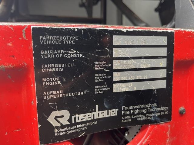 Camion de pompier MAN M38 591: photos 16 Camion de pompier MAN M38 591: photos 16