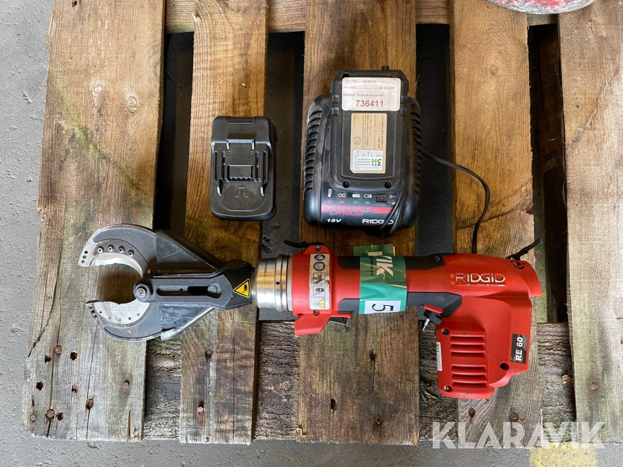 Outil automobile Presse- og klippemaskine Ridgid RE60: photos 1