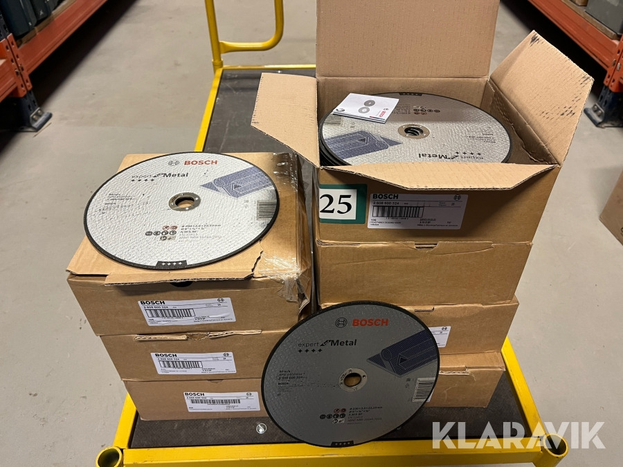 Matériel de chantier Skæreskiver Bosch Expert Metal 230mm 7 kasser af 25styk: photos 1