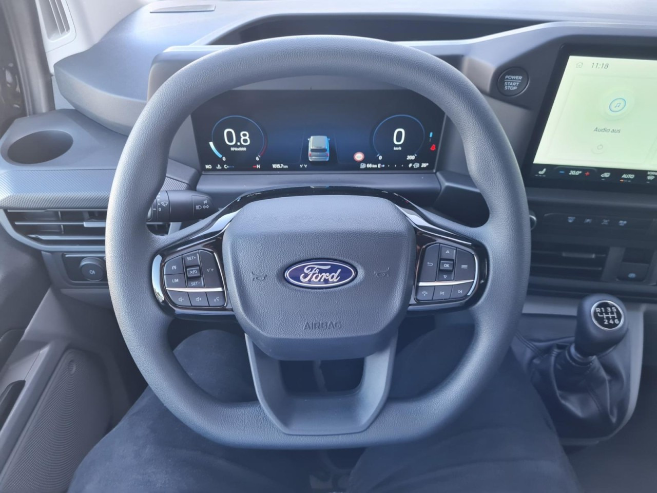 Fourgonnette, Utilitaire double cabine Ford Custom Kasten 320 L2 Trend Doka 6-Sitze KAMERA TEMPO: photos 10