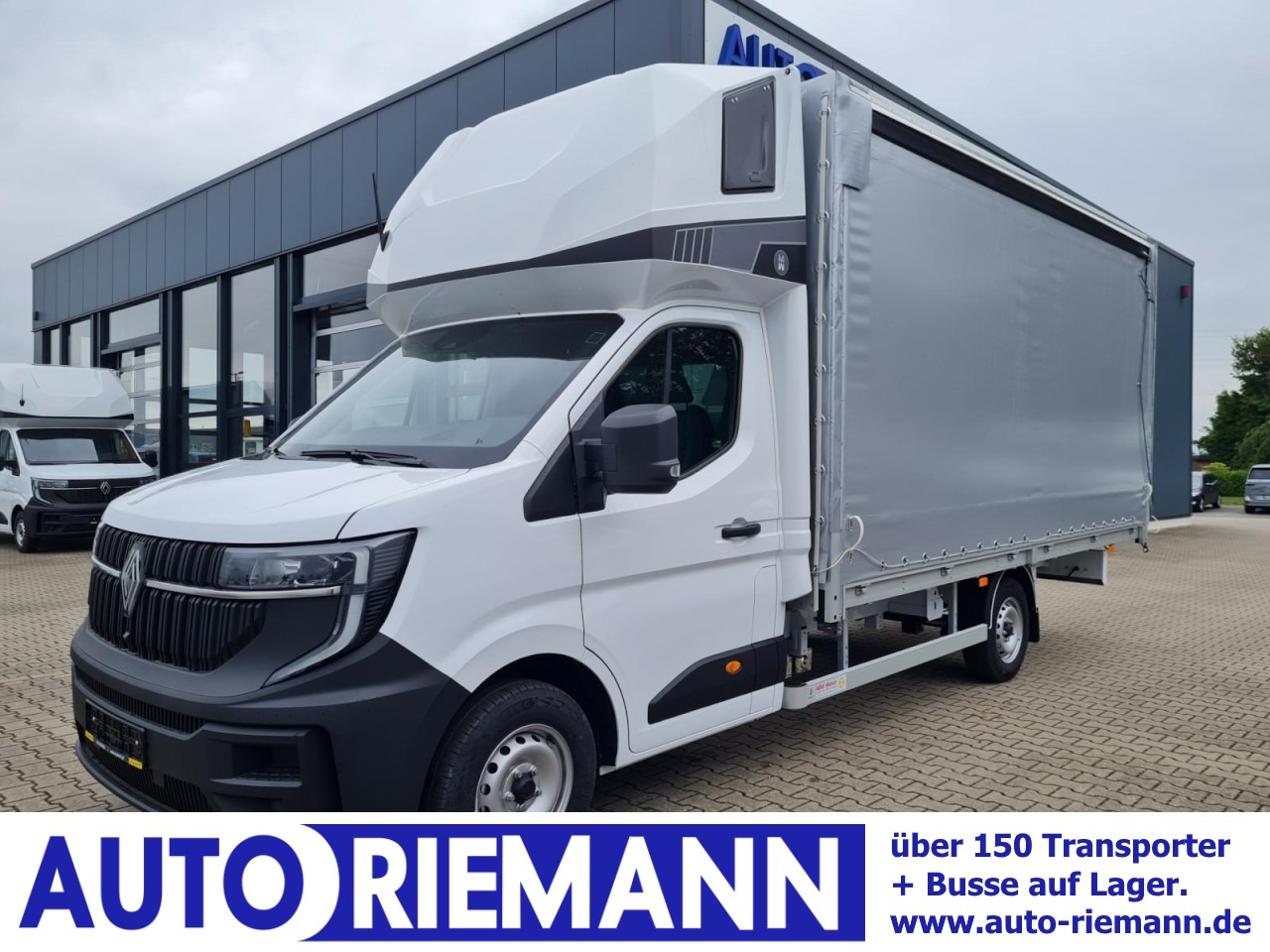 Renault Master 35 Pritsche Schiebe Plane Schlafkab 10 PAL LUFTFEDER - Utilitaire plateau baché: photos 1 Renault Master 35 Pritsche Schiebe Plane Schlafkab 10 PAL LUFTFEDER - Utilitaire plateau baché: photos 1