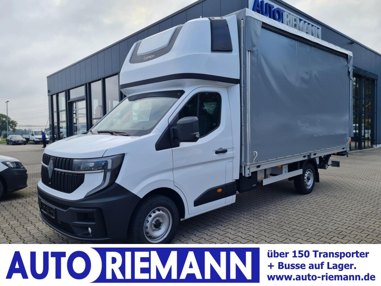 Utilitaire plateau baché Renault Master Pritsche Schiebe Plane Schlafkab LBW Luft: photos 1
