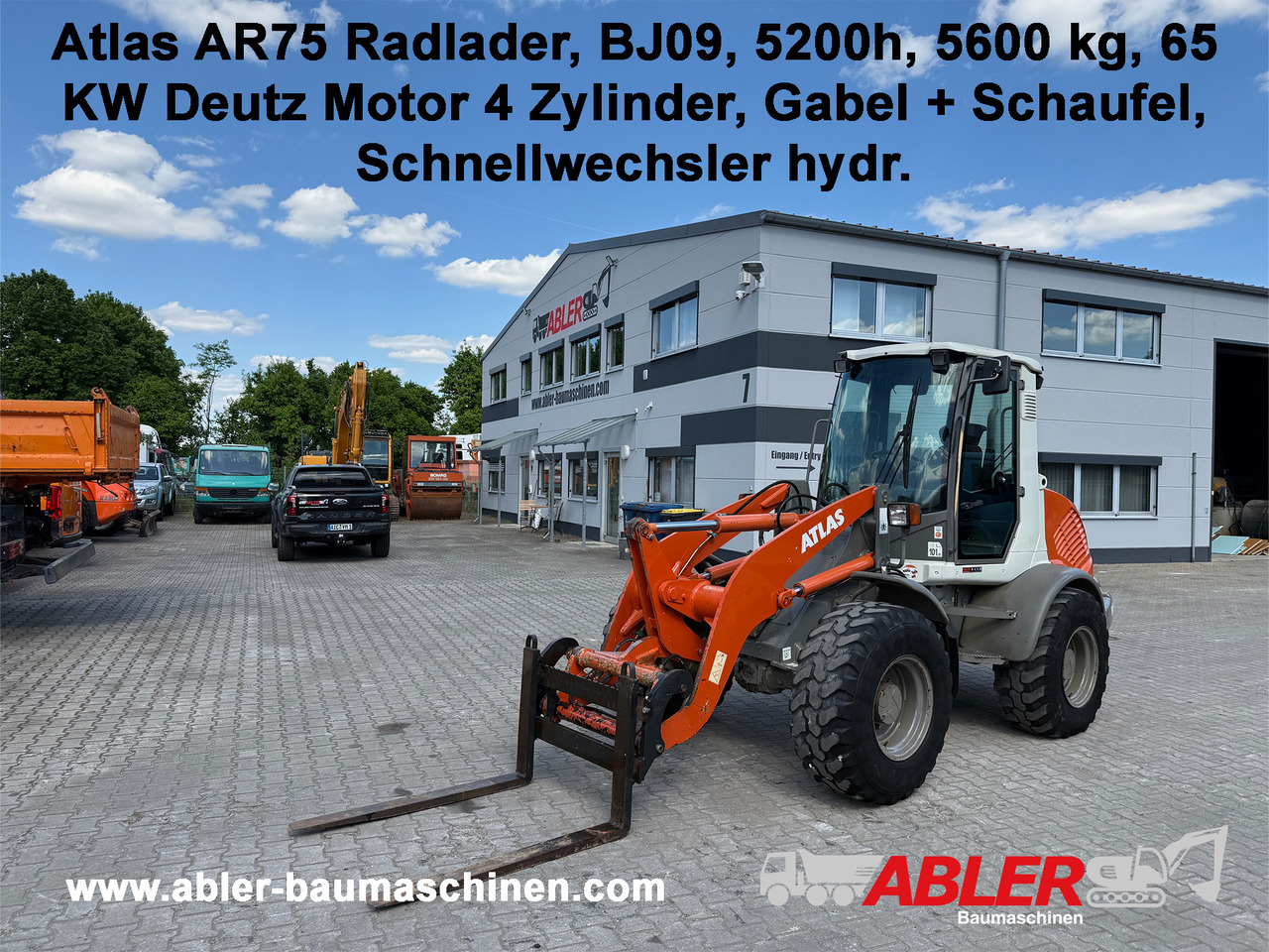 Atlas AR75 Radlader SW - Chargeuse sur pneus: photos 1 Atlas AR75 Radlader SW - Chargeuse sur pneus: photos 1
