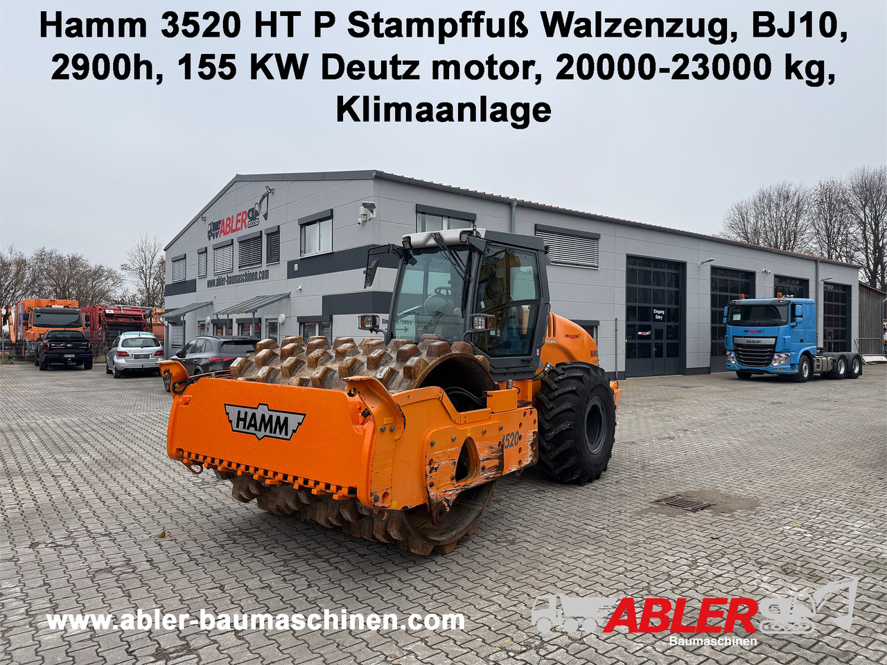 HAMM 3520 HT P Stampffuß Walzenzug Klima - Compacteur à pieds de mouton/ Monocylindre: photos 1 HAMM 3520 HT P Stampffuß Walzenzug Klima - Compacteur à pieds de mouton/ Monocylindre: photos 1
