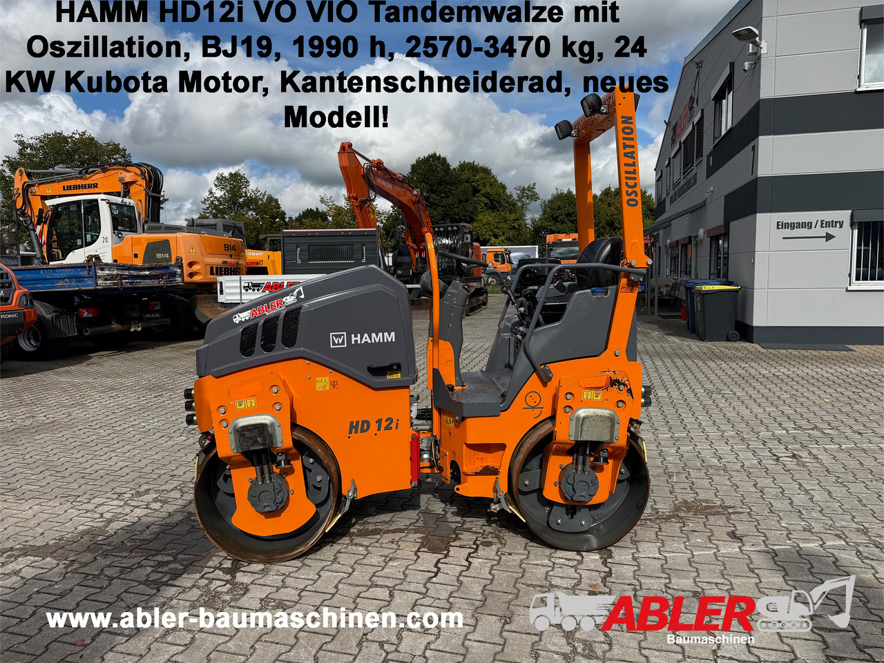 HAMM HD12i VO VIO Tandemwalze mit Oszillation - Rouleau compresseur: photos 1 HAMM HD12i VO VIO Tandemwalze mit Oszillation - Rouleau compresseur: photos 1