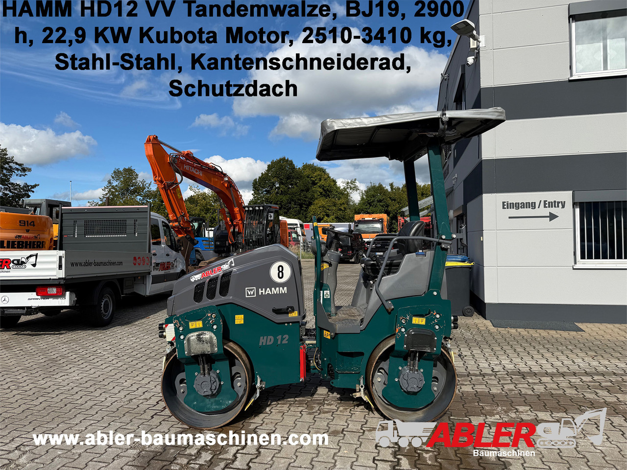 Hamm HD12 VV Tandemwalze mit Dach - Rouleau compresseur: photos 1 Hamm HD12 VV Tandemwalze mit Dach - Rouleau compresseur: photos 1