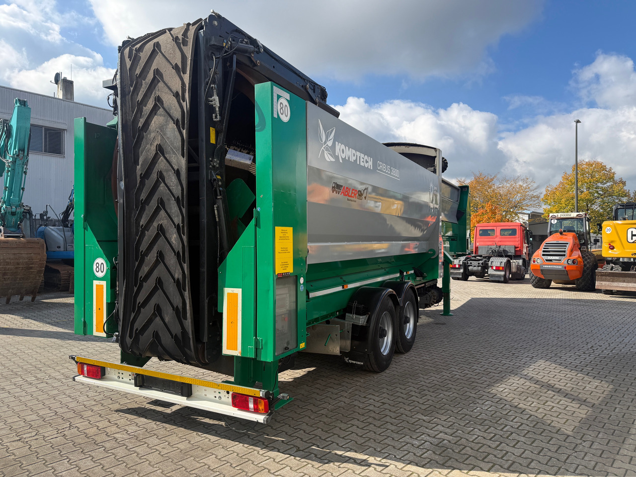 Komptech Cribus 3800 Trommelsiebanlage auf Auflieger - Crible, Semi-remorque: photos 4 Komptech Cribus 3800 Trommelsiebanlage auf Auflieger - Crible, Semi-remorque: photos 4