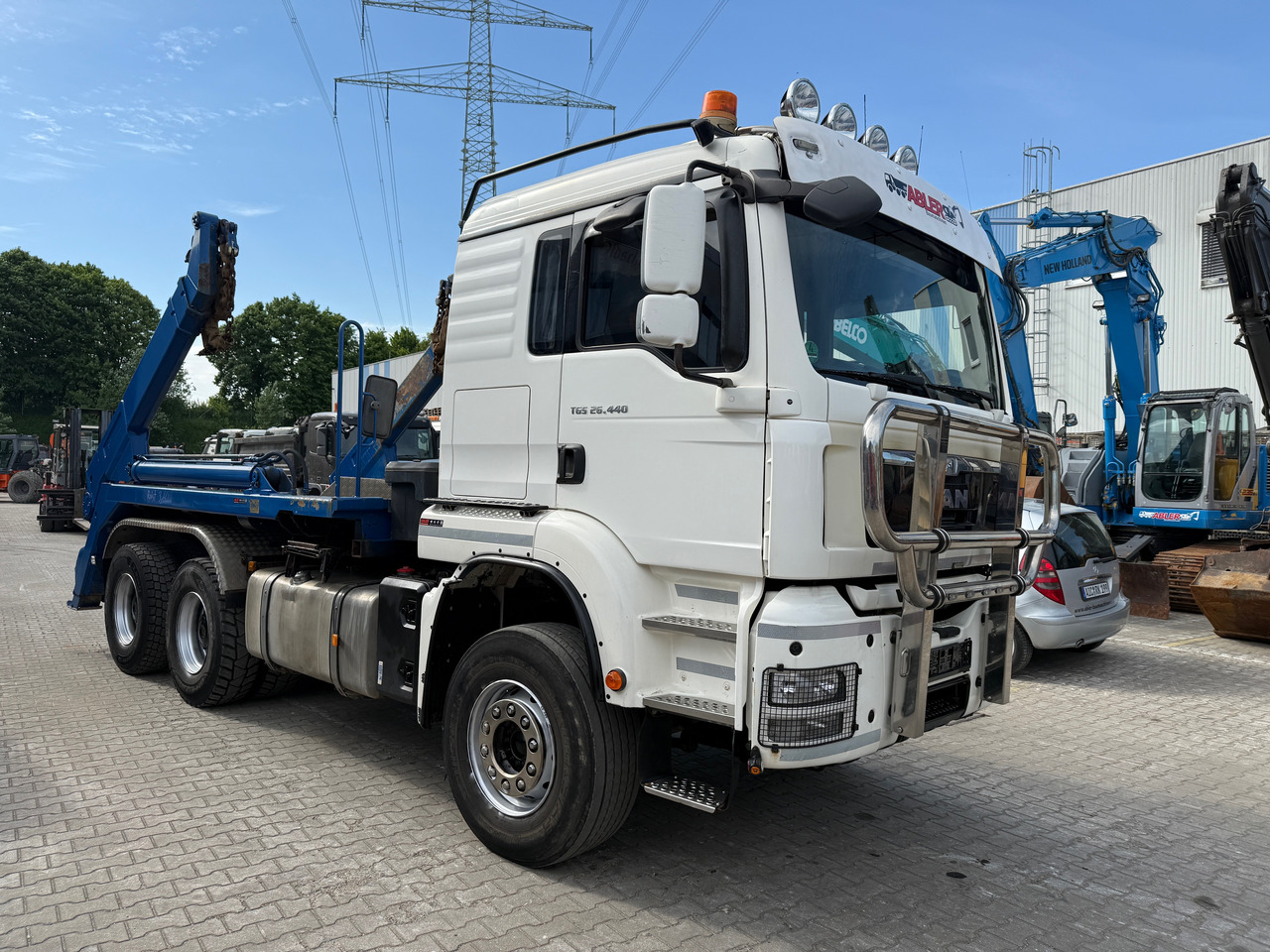 MAN TGS 26.440 WECHSELSYSTEM Absetzer+SZM - Camion multibenne: photos 3 MAN TGS 26.440 WECHSELSYSTEM Absetzer+SZM - Camion multibenne: photos 3