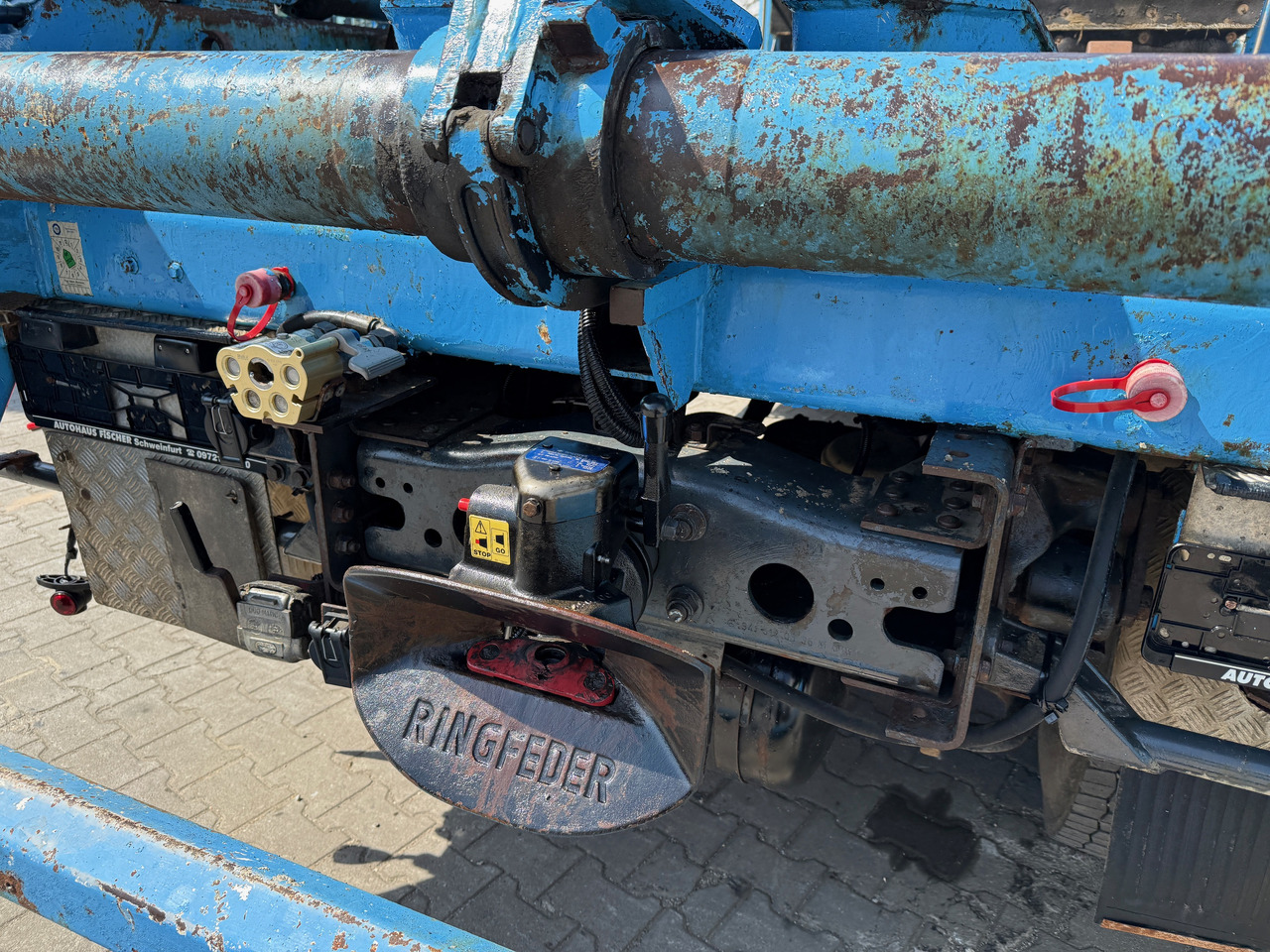 Camion multibenne Mercedes-Benz 1841 Actros MP2 Absetzkipper 4x4 Allrad Klima: photos 9