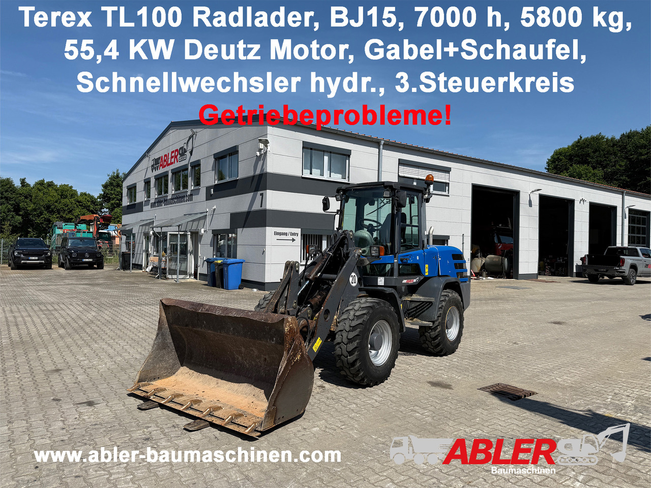 Terex TL100 Radlader Gabel+Schaufel SW - Chargeuse sur pneus: photos 1 Terex TL100 Radlader Gabel+Schaufel SW - Chargeuse sur pneus: photos 1