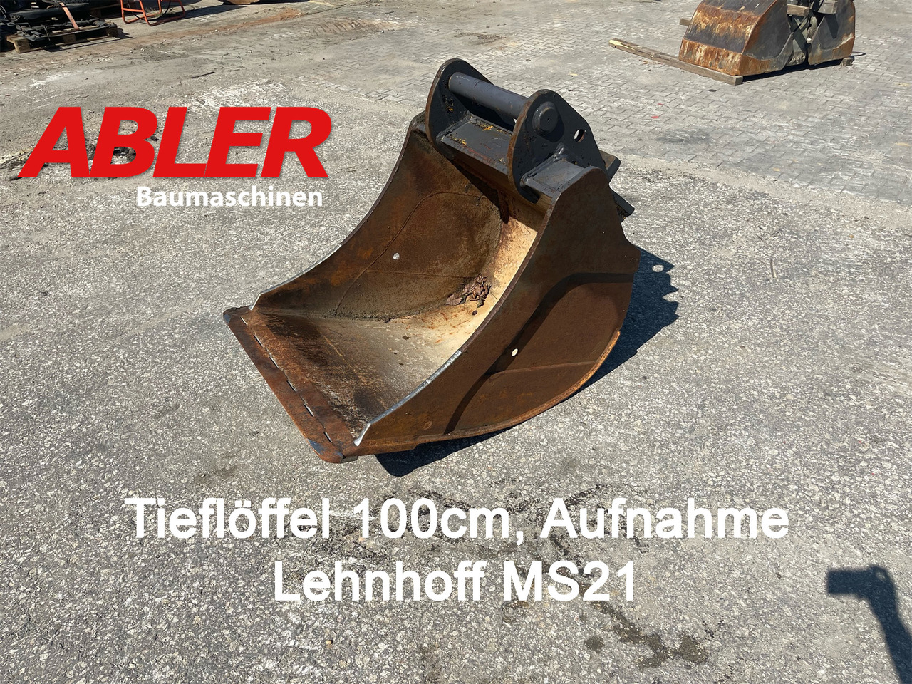 Tieflöffel 100cm - Godet pour pelle pour Engins de chantier: photos 1 Tieflöffel 100cm - Godet pour pelle pour Engins de chantier: photos 1