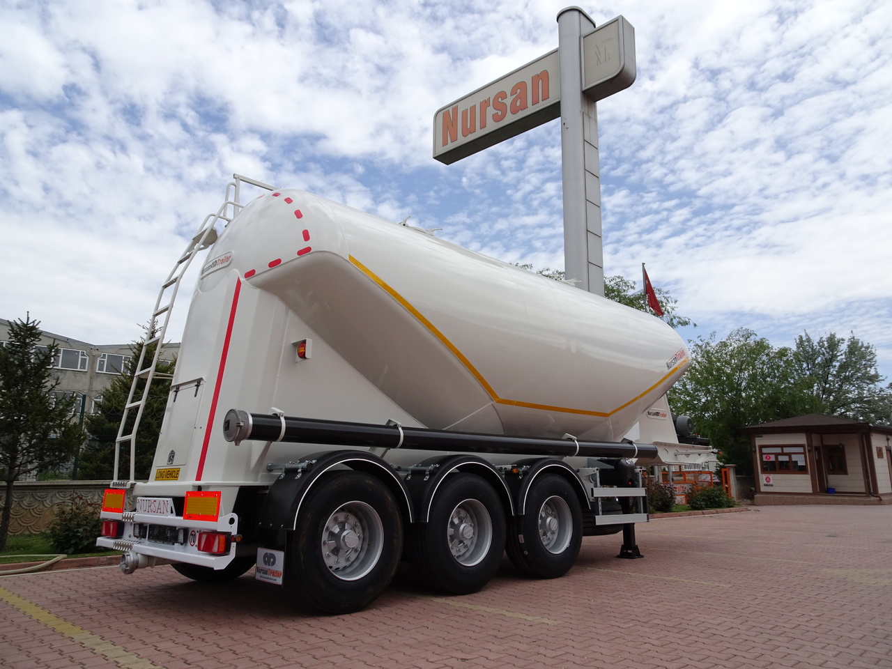 Citerne pulvérulente pour transport de silo neuf NURSAN Aluminium W Type Silo: photos 7
