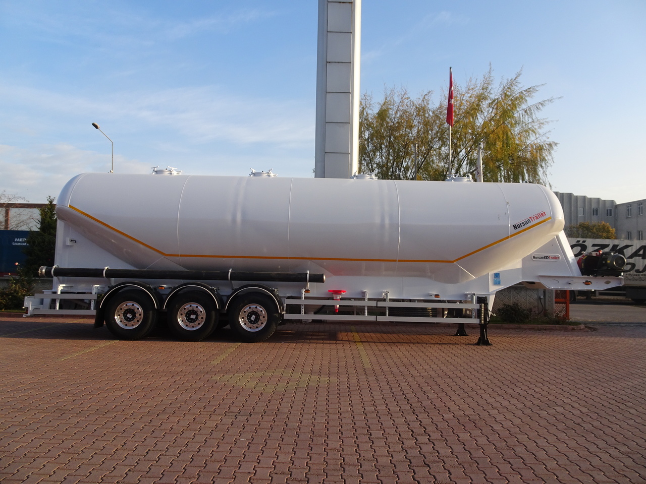 Citerne pulvérulente pour transport de silo neuf NURSAN Aluminium W Type Silo: photos 16