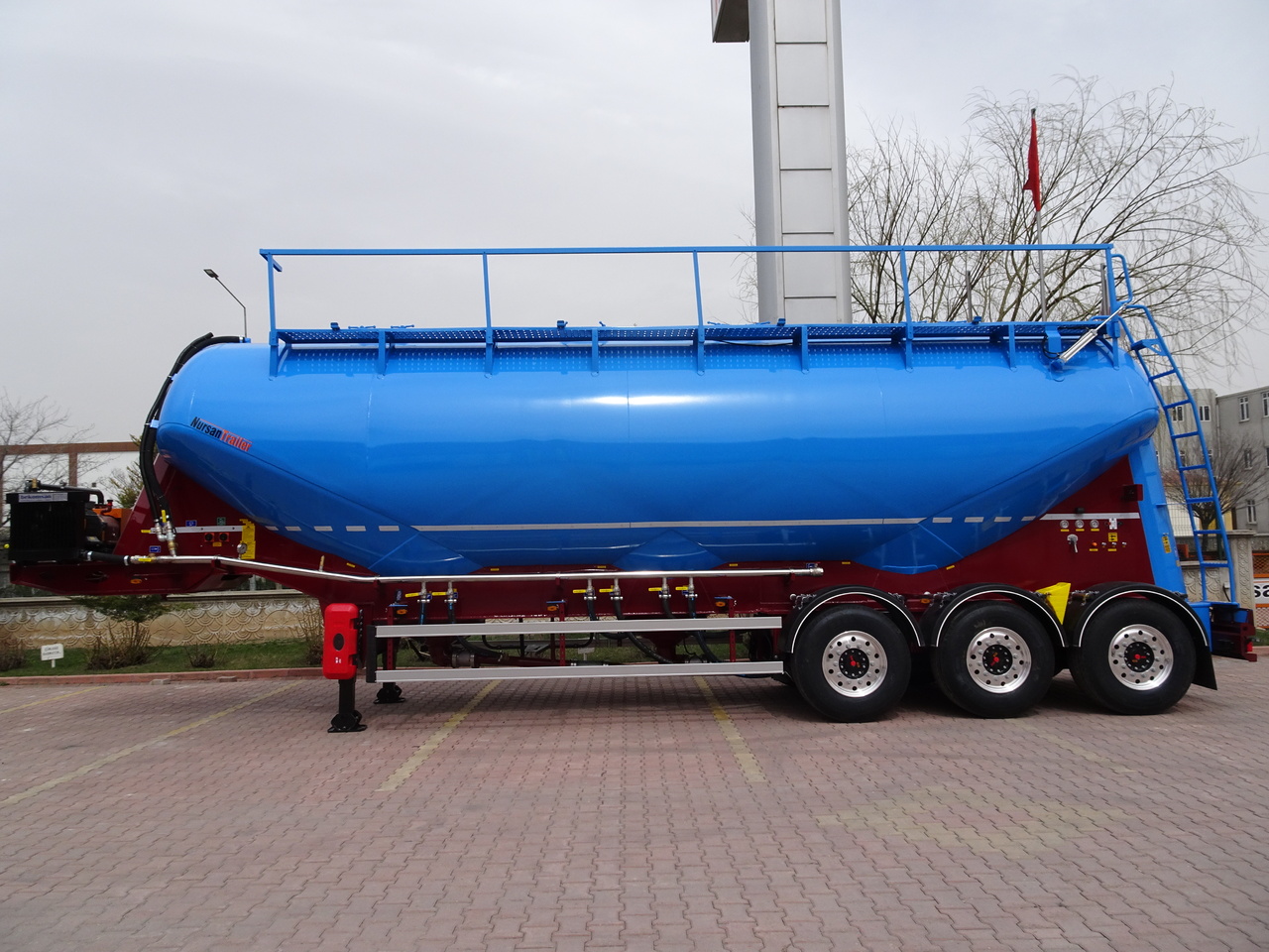 Citerne pulvérulente pour transport de silo neuf NURSAN Aluminium W Type Silo: photos 17
