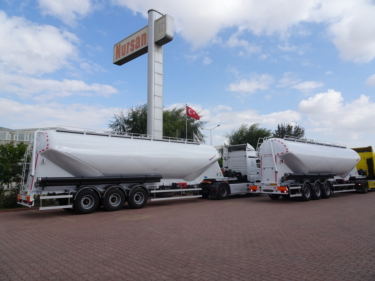 Citerne pulvérulente pour transport de ciment neuf NURSAN Steel W Type Silo: photos 11