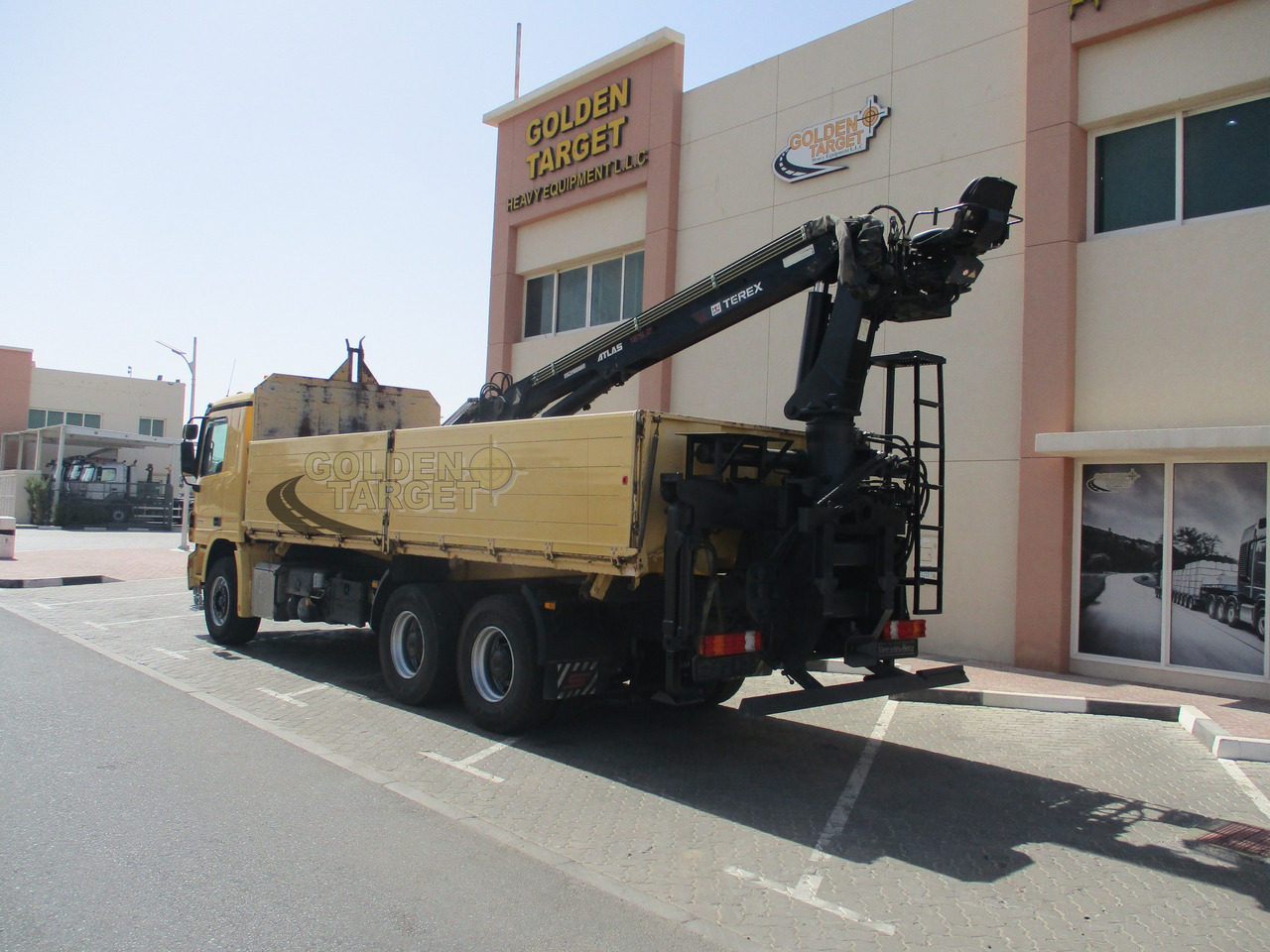 MERCEDES-BENZ ACTROS 2644 6×4 with ATLAS 165.2 Block Crane - Camion grue: photos 4 MERCEDES-BENZ ACTROS 2644 6×4 with ATLAS 165.2 Block Crane - Camion grue: photos 4