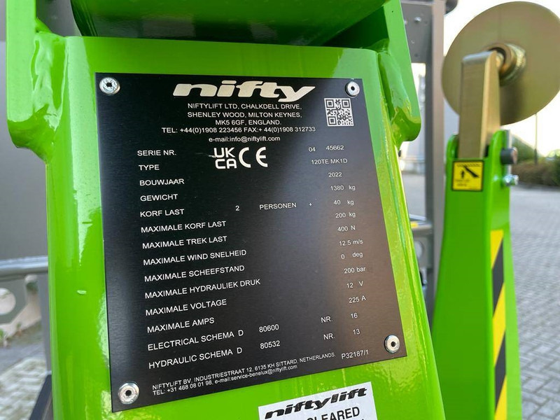 Niftylift 120T - Remorque: photos 5 Niftylift 120T - Remorque: photos 5