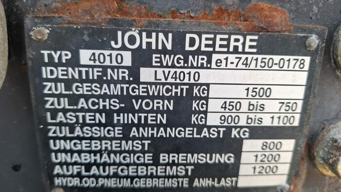 John Deere 4010 HST - Tracteur agricole: photos 5 John Deere 4010 HST - Tracteur agricole: photos 5