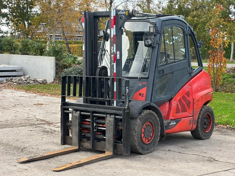 Chariot élévateur Linde H 50 D H 50 D diesel side shift vorken versteller: photos 13