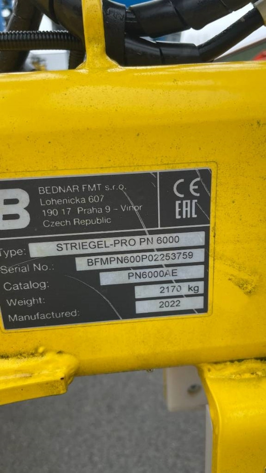Bednar Streigel PN 6000 - Herse étrille: photos 4 Bednar Streigel PN 6000 - Herse étrille: photos 4