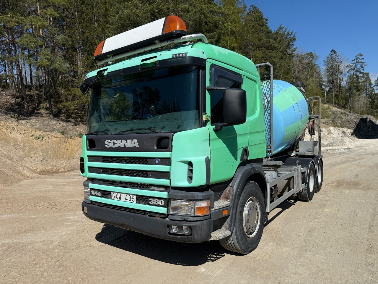 Betongbil Scania P114GB 6X2 -1999 - Camion malaxeur: photos 1 Betongbil Scania P114GB 6X2 -1999 - Camion malaxeur: photos 1