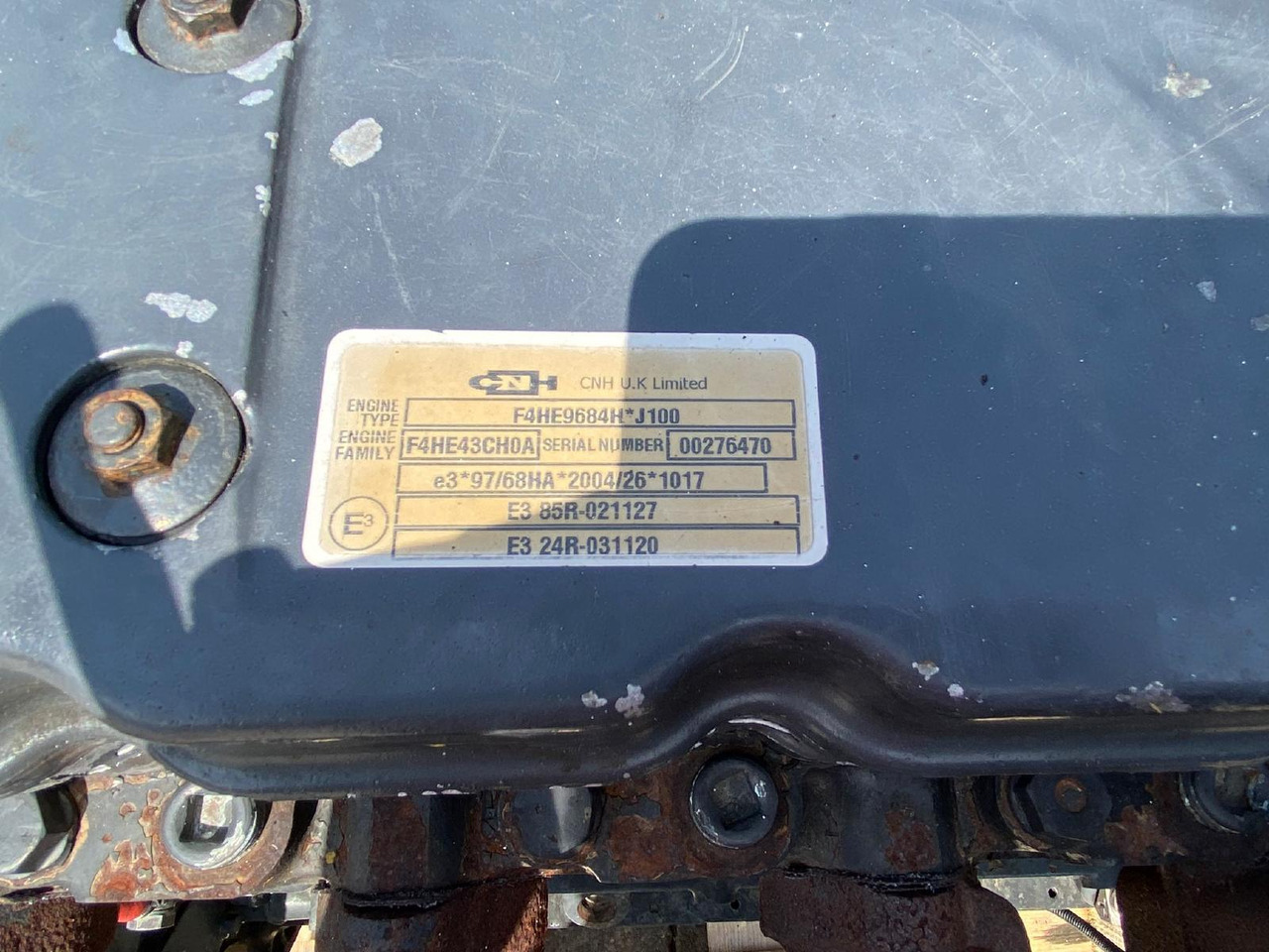 CNH F4HE9684H aus New Holland E 305 - Moteur pour Engins de chantier: photos 4 CNH F4HE9684H aus New Holland E 305 - Moteur pour Engins de chantier: photos 4