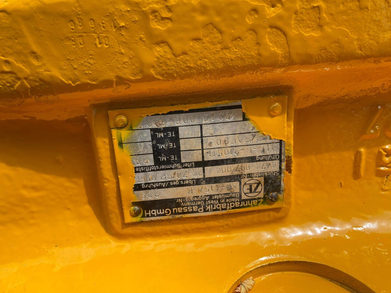 Zettelmeyer ZL 3001 ZF AP 411, AP415 - Essieu et pièces pour Engins de chantier: photos 3 Zettelmeyer ZL 3001 ZF AP 411, AP415 - Essieu et pièces pour Engins de chantier: photos 3