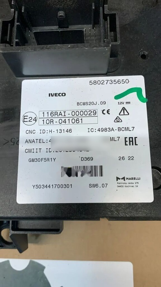 Iveco Daily Body Komputer 5802735650 - Bloc de gestion pour Camion: photos 2 Iveco Daily Body Komputer 5802735650 - Bloc de gestion pour Camion: photos 2