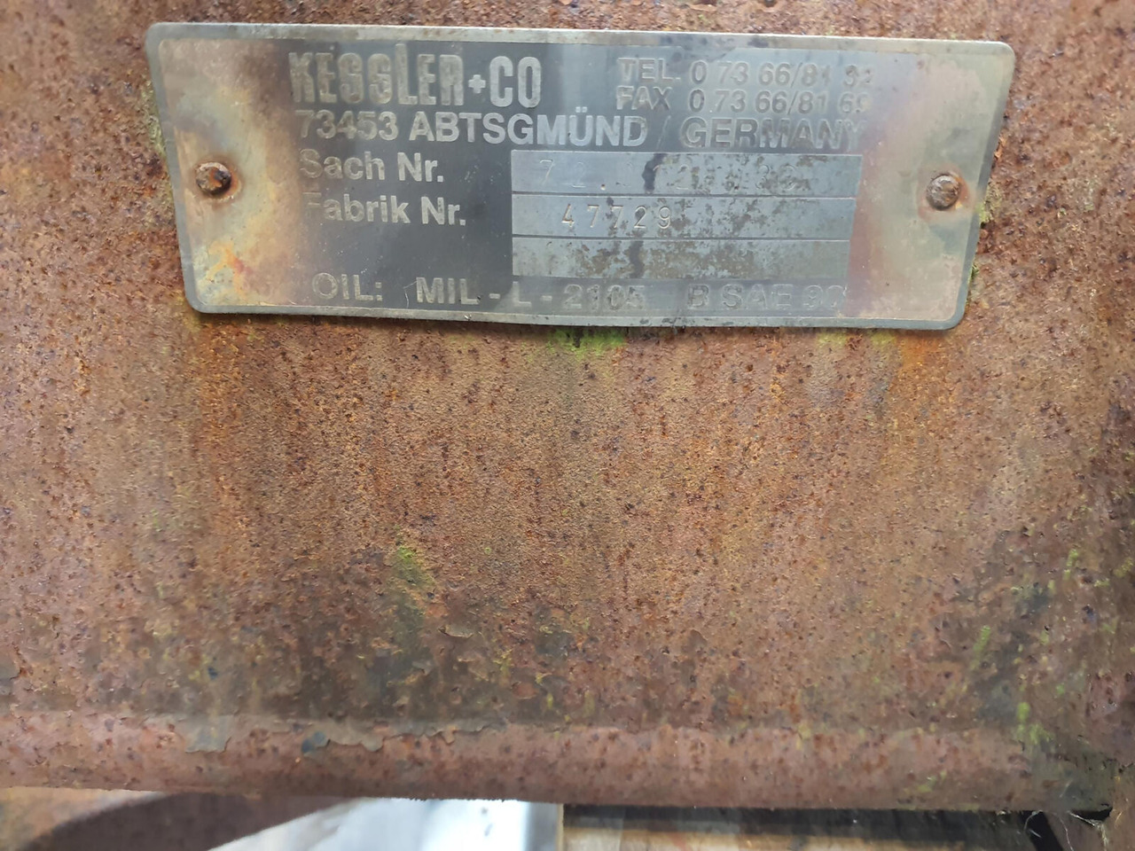 FAUN ATF 60-4 axle 2 - Essieu et pièces pour Grue mobile: photos 5 FAUN ATF 60-4 axle 2 - Essieu et pièces pour Grue mobile: photos 5