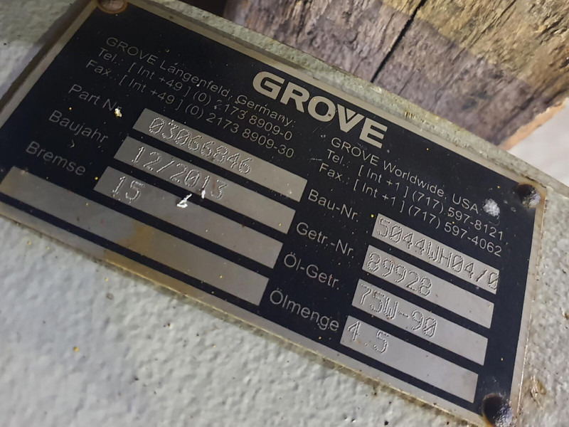 Grove GMK 5130-1 winch with hoist gear - Grue auxiliaire: photos 5 Grove GMK 5130-1 winch with hoist gear - Grue auxiliaire: photos 5