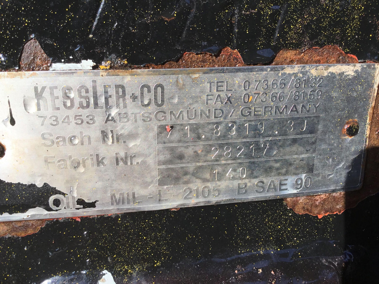 Liebherr LTM 1050-1 axle 2 - Essieu et pièces pour Grue mobile: photos 5 Liebherr LTM 1050-1 axle 2 - Essieu et pièces pour Grue mobile: photos 5