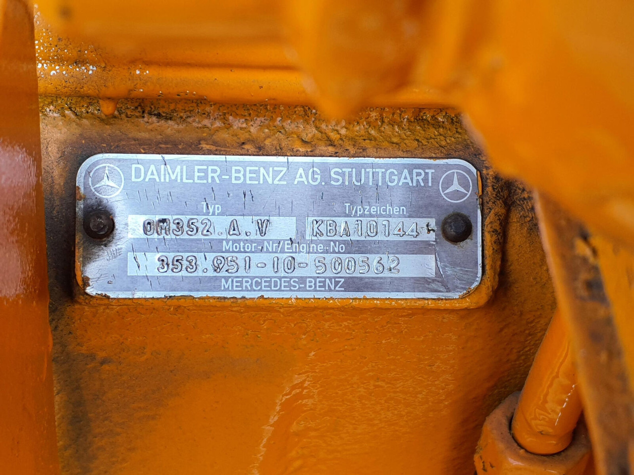 Mercedes-Benz HC 340 engine Mercedes OM 352 A - Moteur pour Grue mobile: photos 5 Mercedes-Benz HC 340 engine Mercedes OM 352 A - Moteur pour Grue mobile: photos 5