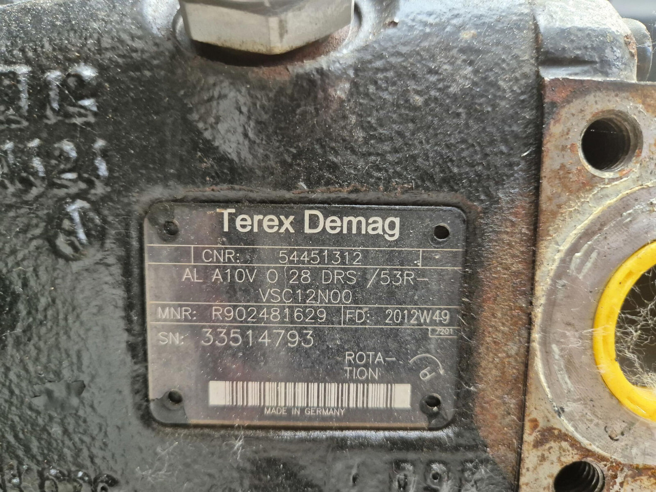 Terex Challenger 3160 Variable pump ass - Pompe hydraulique pour Grue mobile: photos 5 Terex Challenger 3160 Variable pump ass - Pompe hydraulique pour Grue mobile: photos 5