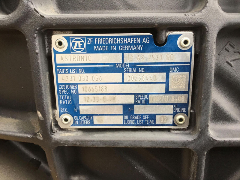 ZF MK 88 ZF Astronic gearbox 12 AS 2530 S0 - Boîte de vitesse pour Grue: photos 5 ZF MK 88 ZF Astronic gearbox 12 AS 2530 S0 - Boîte de vitesse pour Grue: photos 5