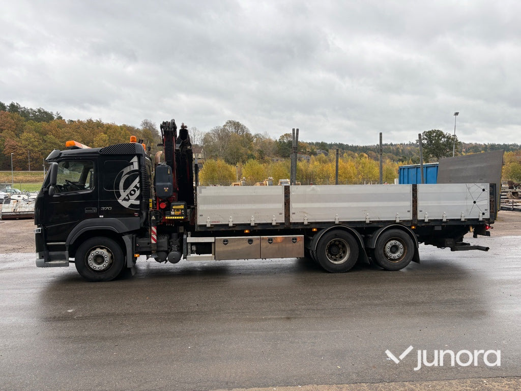 Lastbil med kran - Volvo FM 370 FASSI F155 - Camion plateau, Camion grue: photos 2 Lastbil med kran - Volvo FM 370 FASSI F155 - Camion plateau, Camion grue: photos 2