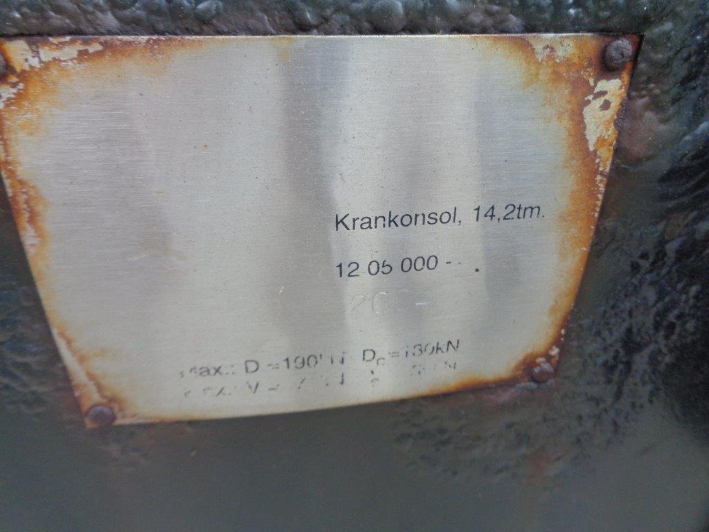 HMF 14,2 T-M Kran konsol med træktravers - Carrosserie et extérieur pour Camion: photos 4 HMF 14,2 T-M Kran konsol med træktravers - Carrosserie et extérieur pour Camion: photos 4