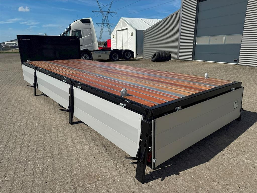 Hangler 3-aks kærre alu-sider + alu-ramper - Remorque plateau: photos 5 Hangler 3-aks kærre alu-sider + alu-ramper - Remorque plateau: photos 5