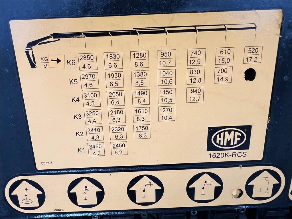 Volvo FL 280 - HMF 1620K6 - Camion grue: photos 4 Volvo FL 280 - HMF 1620K6 - Camion grue: photos 4
