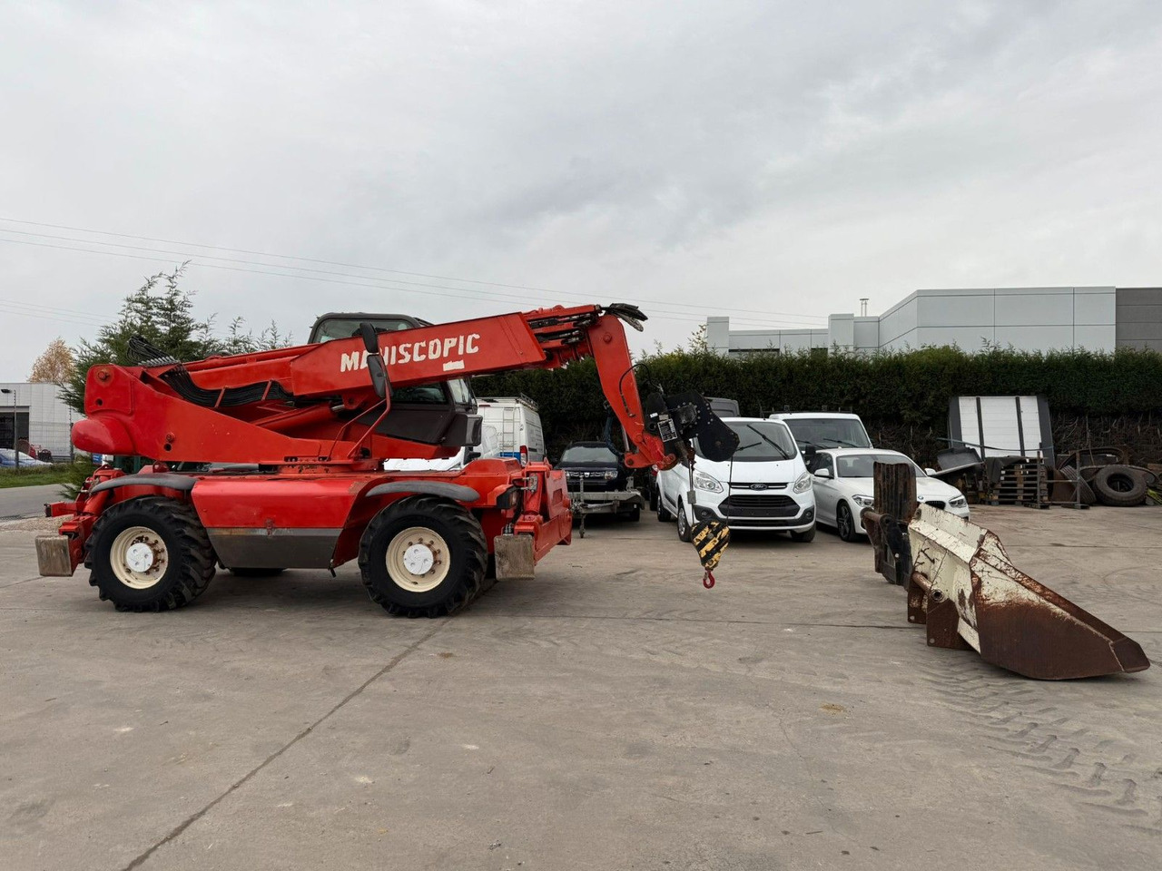 Chariot télescopique Manitou 1850. Roto. 4x4x4. Winch remote.: photos 14 Chariot télescopique Manitou 1850. Roto. 4x4x4. Winch remote.: photos 14