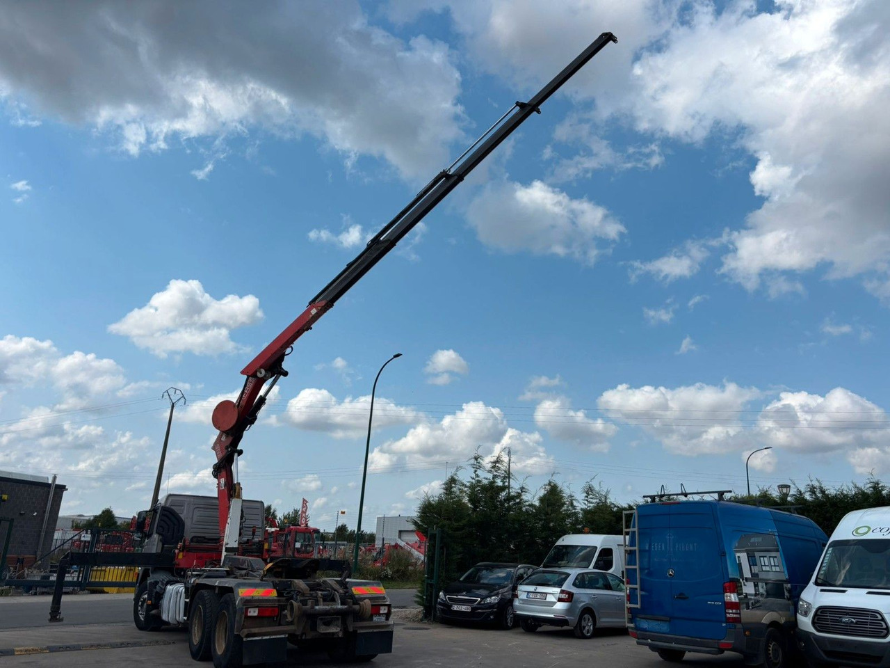 Volvo 6x4. Fassi F195A. Abroll. Funk. Tempomat. - Camion ampliroll, Camion grue: photos 3 Volvo 6x4. Fassi F195A. Abroll. Funk. Tempomat. - Camion ampliroll, Camion grue: photos 3