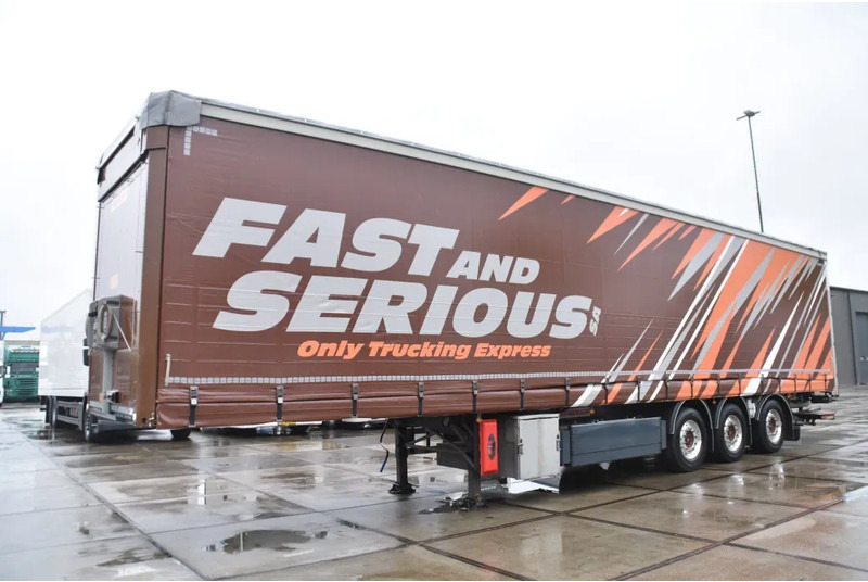 Fruehauf SLIDING CURTAINS/ROOF - TOPLIFT SYSTEM - LIFT AXLE - STEERING AXLE - SAF AXLES - ALCOA'S - DHOLLANDIA - TOP CONDITION - - Semi-remorque rideaux coulissants: photos 5 Fruehauf SLIDING CURTAINS/ROOF - TOPLIFT SYSTEM - LIFT AXLE - STEERING AXLE - SAF AXLES - ALCOA'S - DHOLLANDIA - TOP CONDITION - - Semi-remorque rideaux coulissants: photos 5
