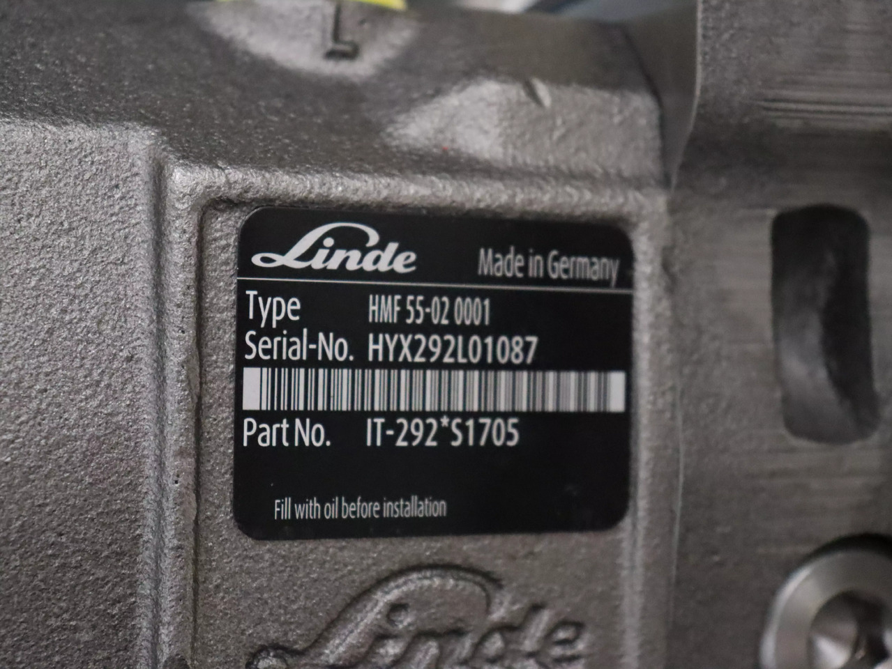 LINDE HMF 55-02 - Moteur hydraulique pour Engins de chantier: photos 3 LINDE HMF 55-02 - Moteur hydraulique pour Engins de chantier: photos 3