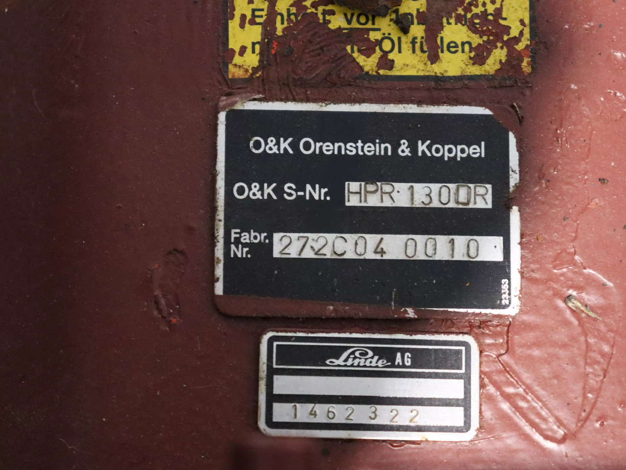LINDE HPR 130D - Pompe hydraulique pour Engins de chantier: photos 5 LINDE HPR 130D - Pompe hydraulique pour Engins de chantier: photos 5