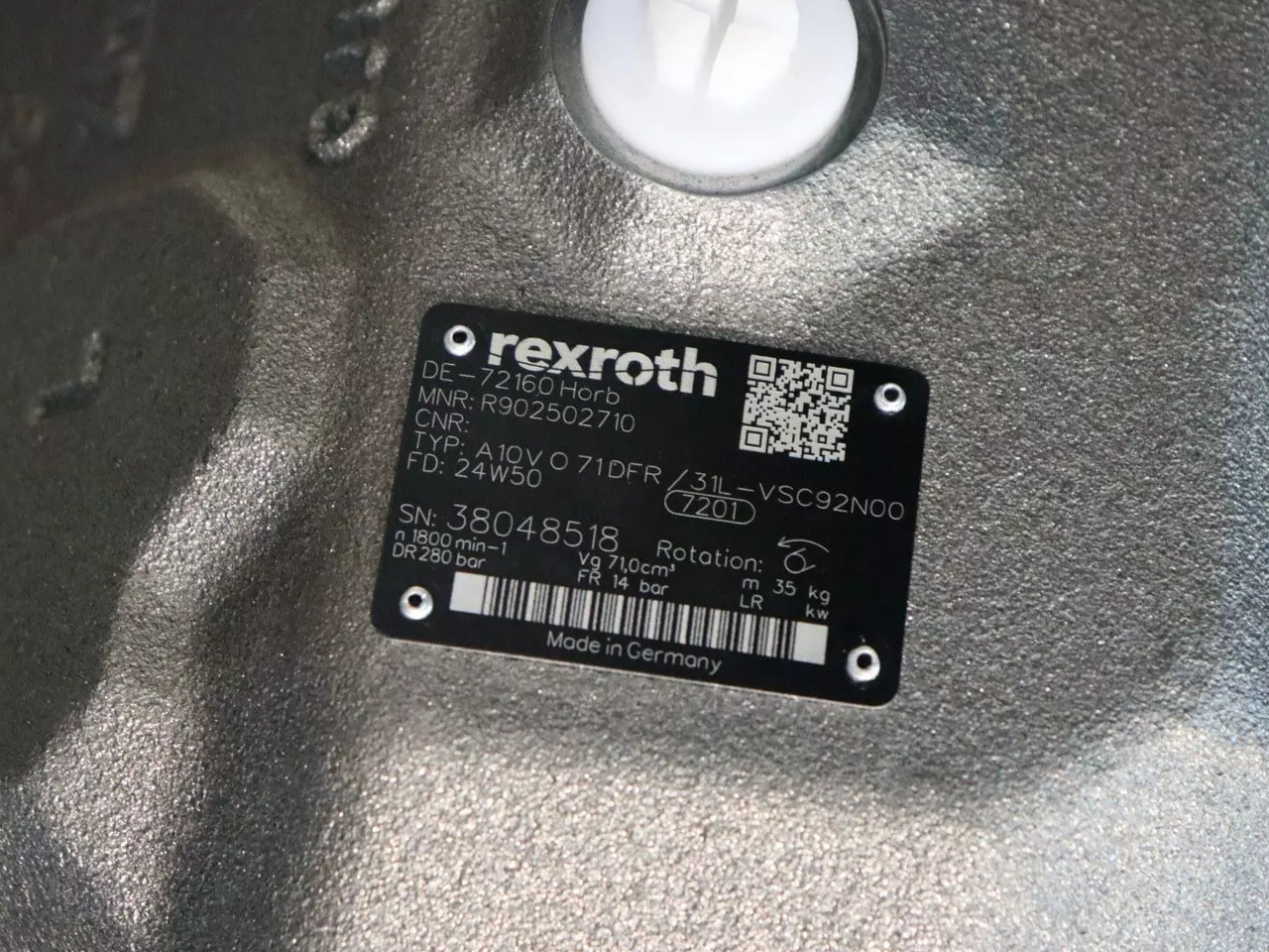 REXROTH A10VO71DFR/31L-VSC92N00 - Pompe hydraulique pour Engins de chantier: photos 4 REXROTH A10VO71DFR/31L-VSC92N00 - Pompe hydraulique pour Engins de chantier: photos 4