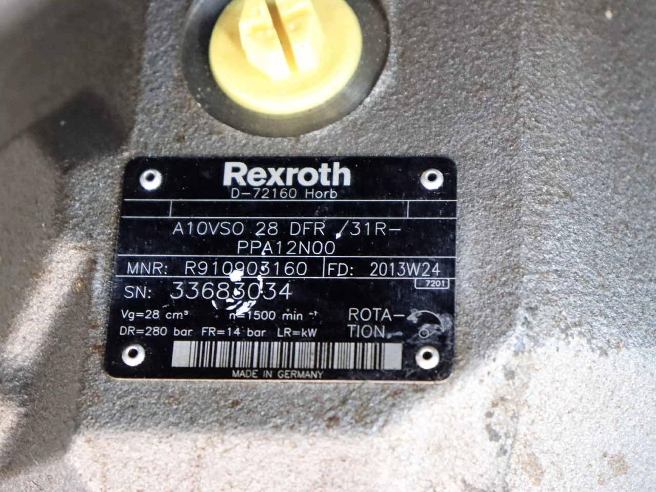 REXROTH A10VSO28DFR/31R-PPA12N00 - Pompe hydraulique pour Matériel de manutention: photos 4 REXROTH A10VSO28DFR/31R-PPA12N00 - Pompe hydraulique pour Matériel de manutention: photos 4