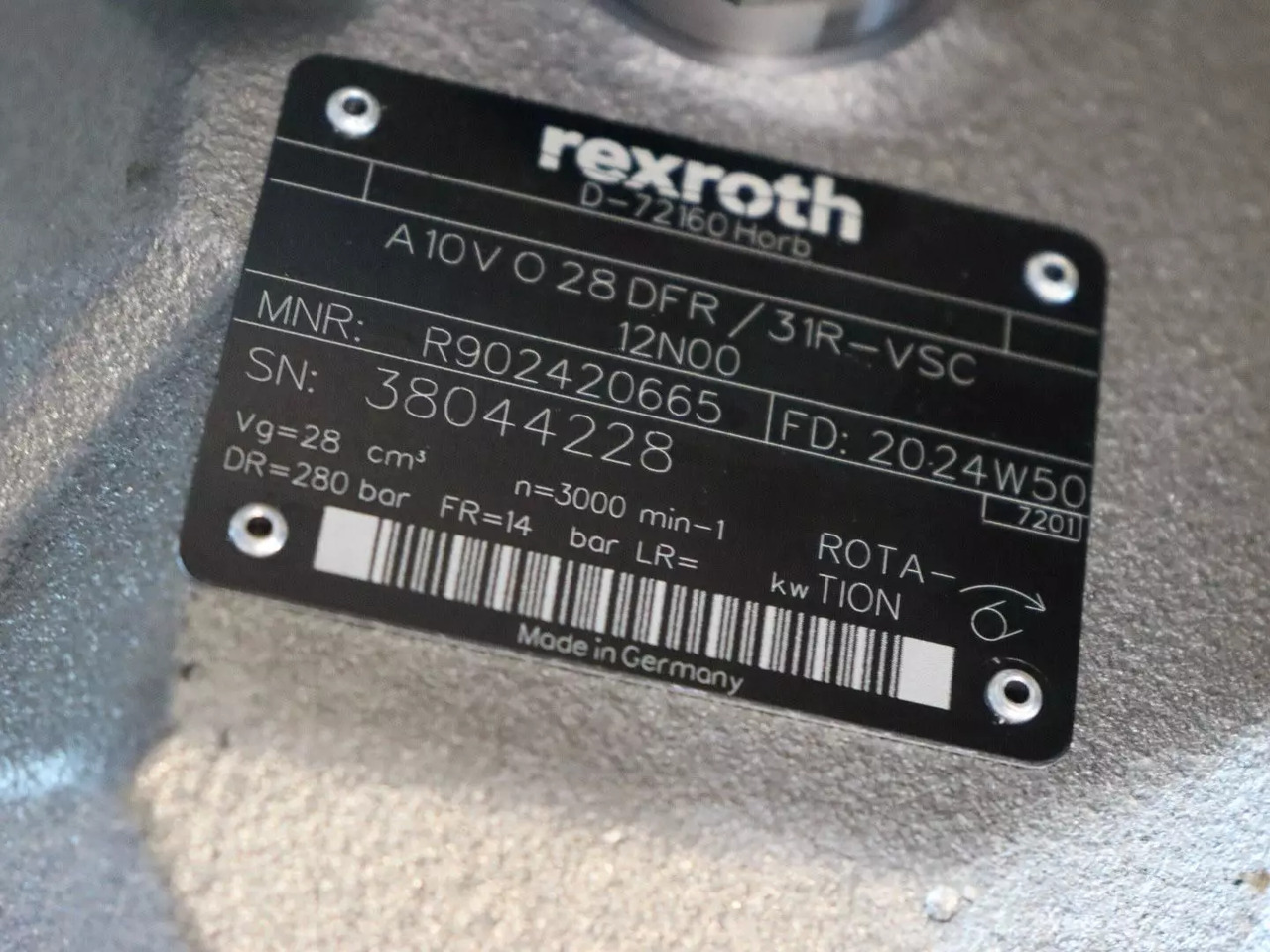 REXROTH - Pompe hydraulique pour Engins de chantier: photos 4 REXROTH - Pompe hydraulique pour Engins de chantier: photos 4