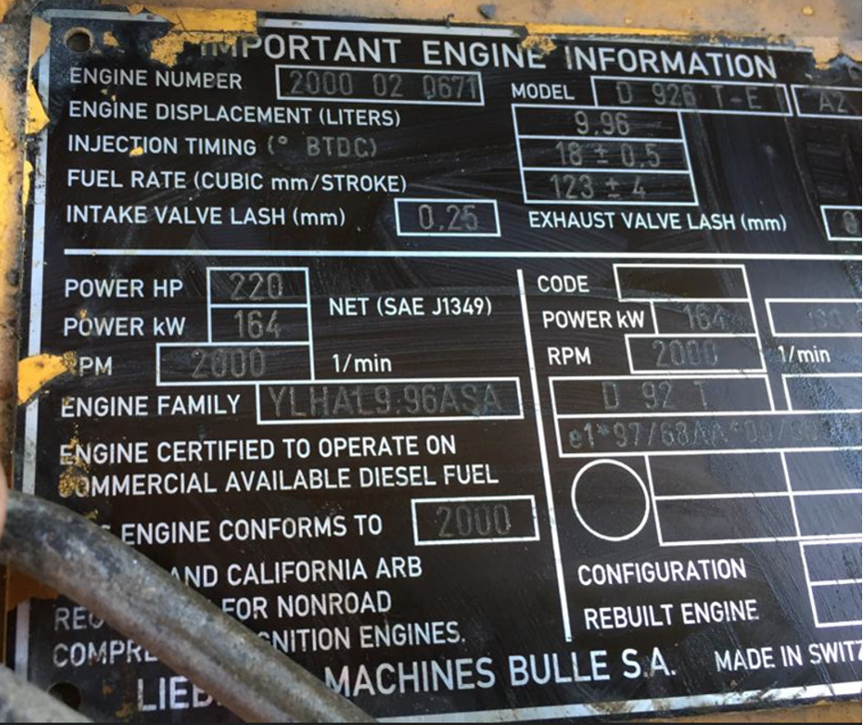 Liebherr R944HDSL - Pièces de rechange pour Pelle sur chenille: photos 5 Liebherr R944HDSL - Pièces de rechange pour Pelle sur chenille: photos 5