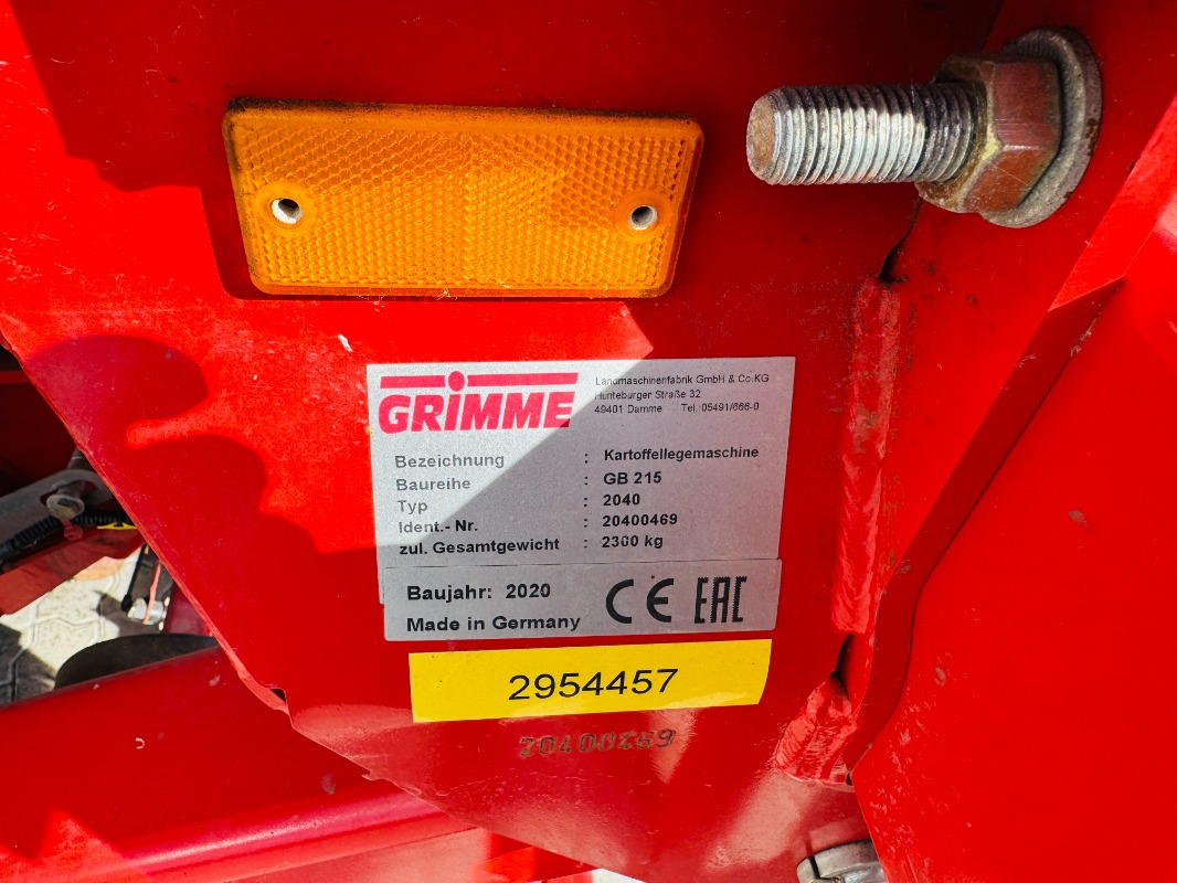 Grimme GB-215 - Matériel de récolte: photos 2 Grimme GB-215 - Matériel de récolte: photos 2