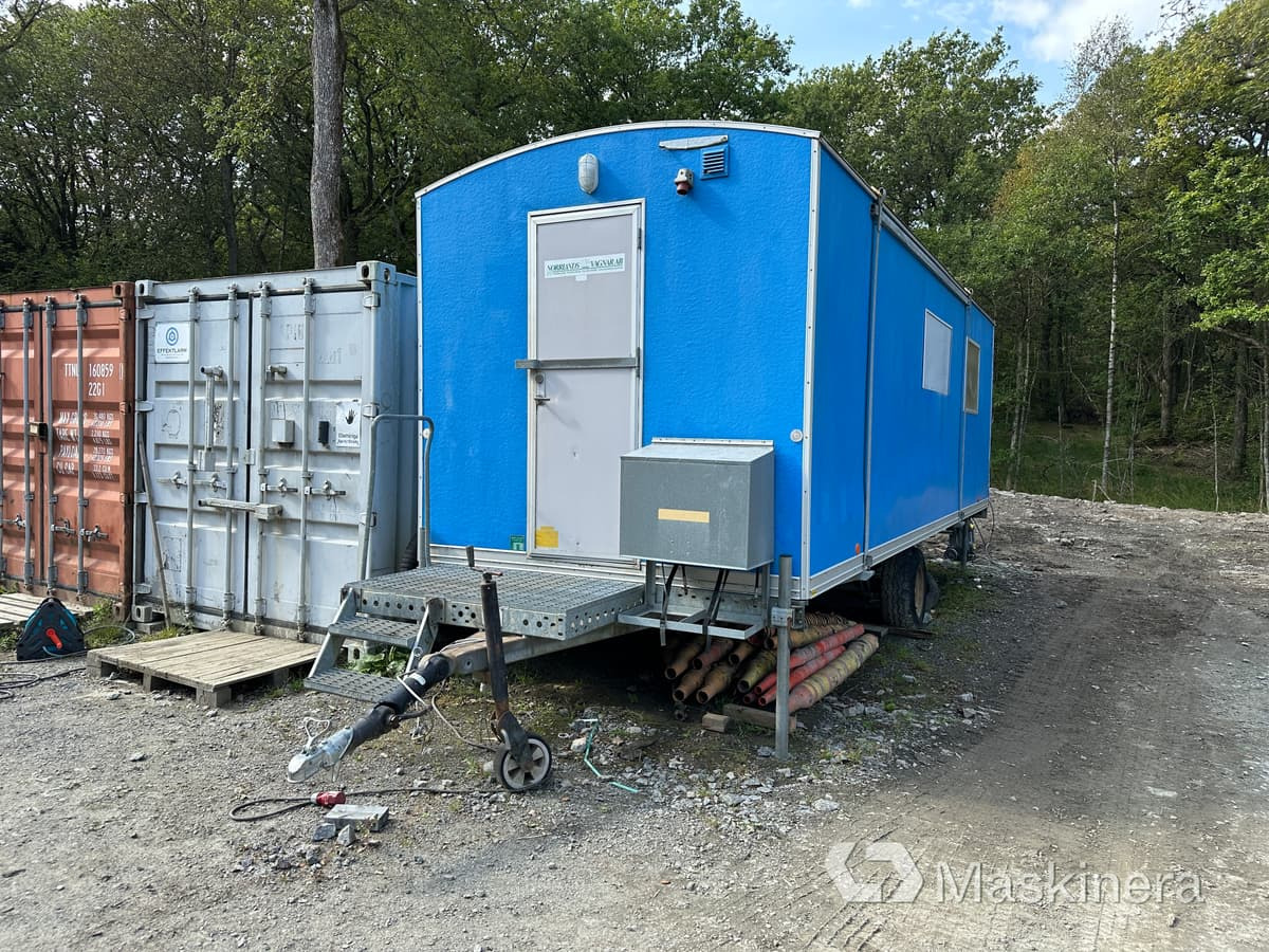 Arbetsvagn Norrlandsvagnen OMF6-30 - Conteneur comme habitat, Remorque: photos 1 Arbetsvagn Norrlandsvagnen OMF6-30 - Conteneur comme habitat, Remorque: photos 1