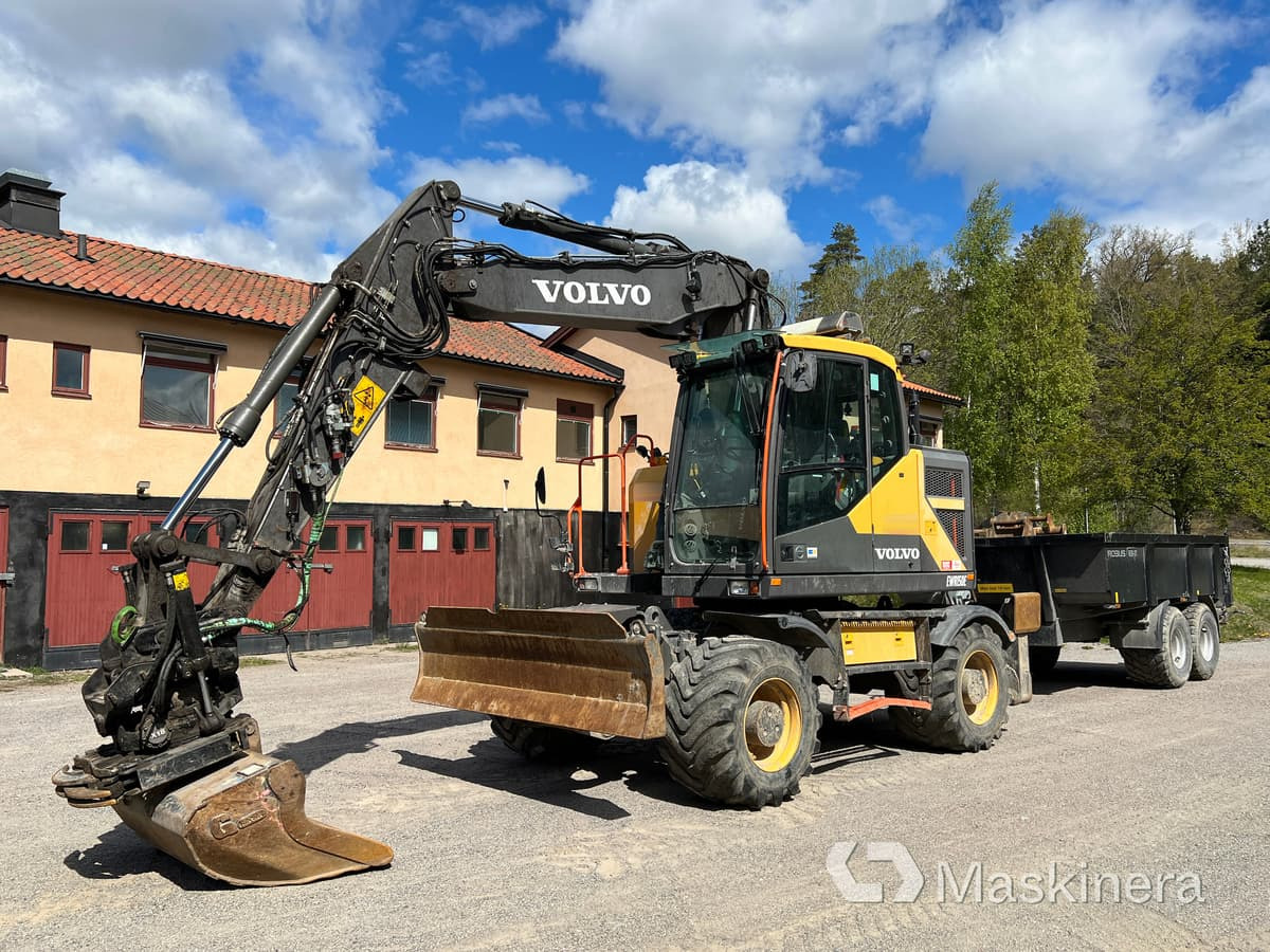 Hjulgrävare Volvo EWR150E med tillbehör - Pelle sur chenille: photos 1 Hjulgrävare Volvo EWR150E med tillbehör - Pelle sur chenille: photos 1
